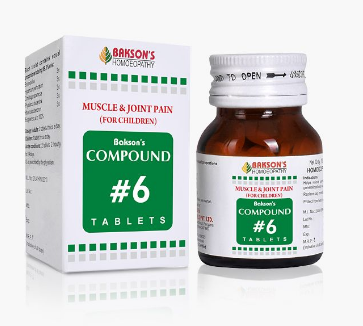 Bakson Compound#6 tablets for chronic musculoskeletal pain, 0.08 kg