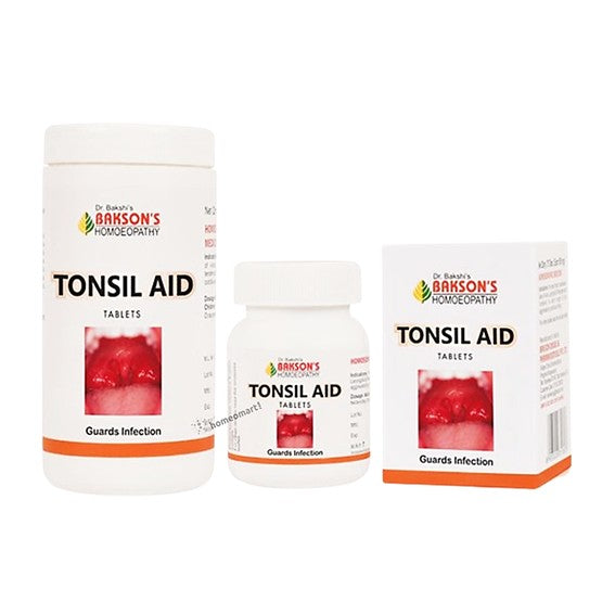 Bakson's Tonsil Aid Homeopathic Relief for Tonsillitis & Sore Throat, 0.15 kg