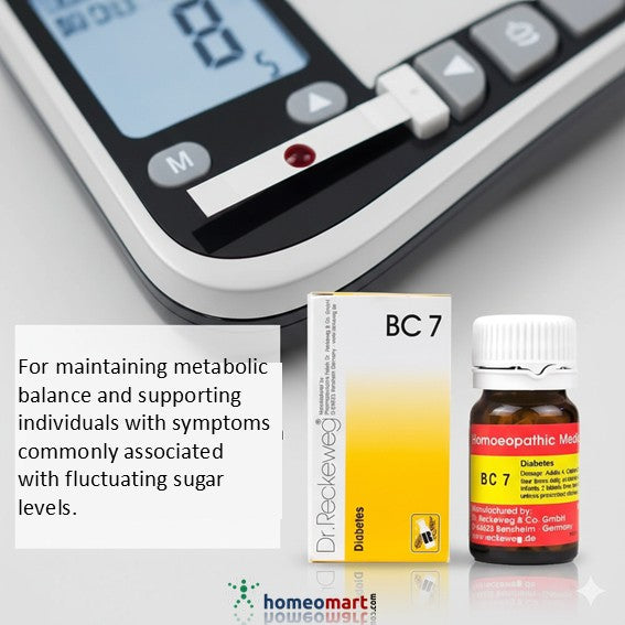 Dr. Reckeweg Bio-combination (BC7) Tablets for Diabetes, 0.08 kg
