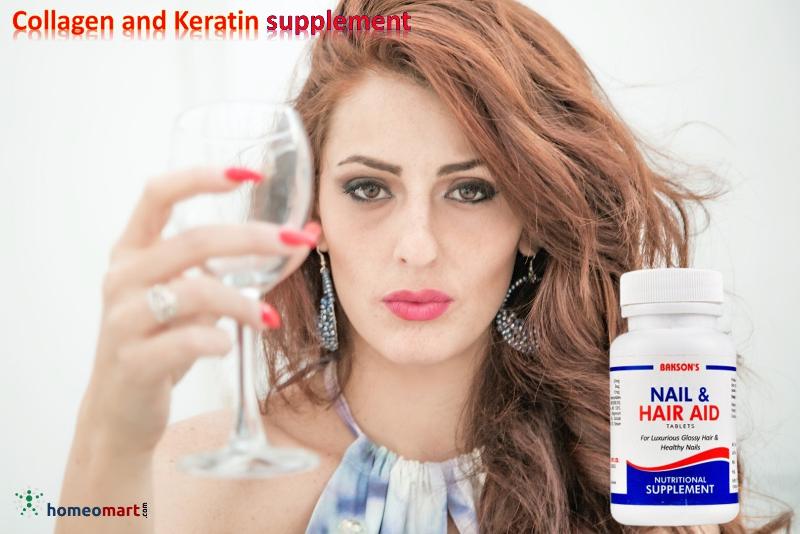 Bakson's Nail & Hair Aid Tablets Collagen & Keratin Supplement for Stronger Hair and Healthier Nails, 0.08 kg