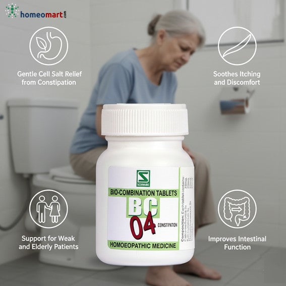Schwabe Bio-combination (BC4) Tablets for Constipation, Bad breath, 0.08 kg