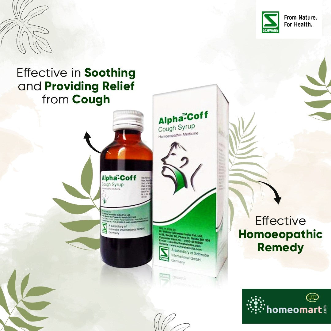 Schwabe Alpha Coff Syrup for Bronchitis, Dry & Spasmodic Cough, 0.45 kg