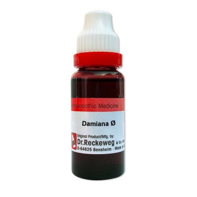 German Damiana Homeopathy Mother Tincture | Reckeweg, WSG, 0.08 kg