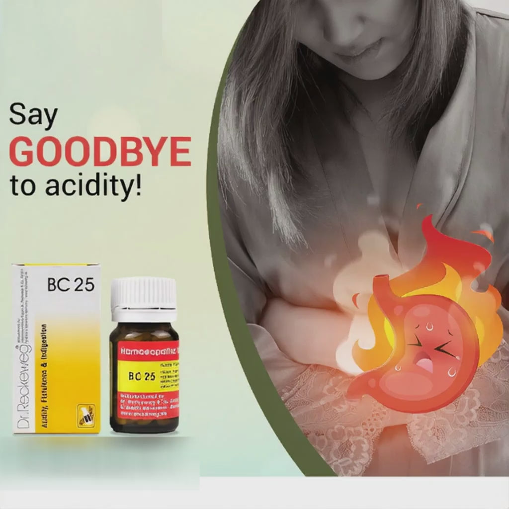 SBL Bio-combination (BC25) Tablets for Acidity, Flatulence & Indigestion, 0.08 kg