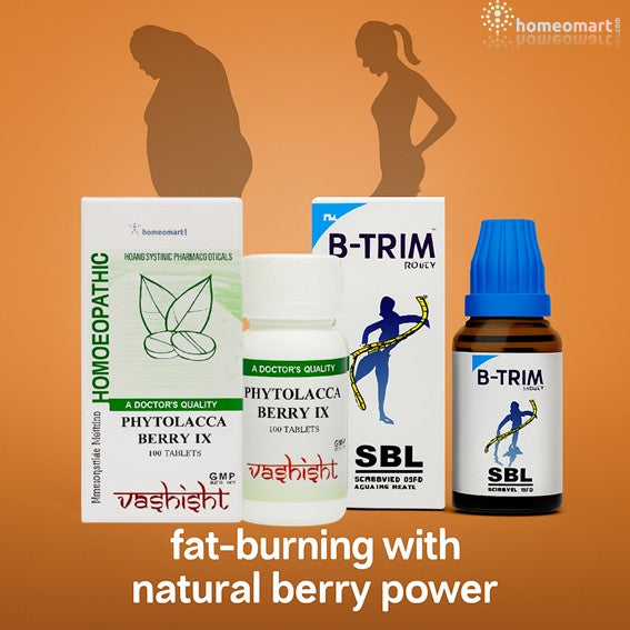 SBL B-Trim Homeopathy Drops Natural Fat Cutter & Weight Loss Solution, 0.08 kg