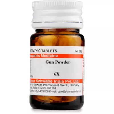 Gun Powder 3X, 6x Homeopathy Trituration Tablets in SBL, Schwabe, 0.10 kg