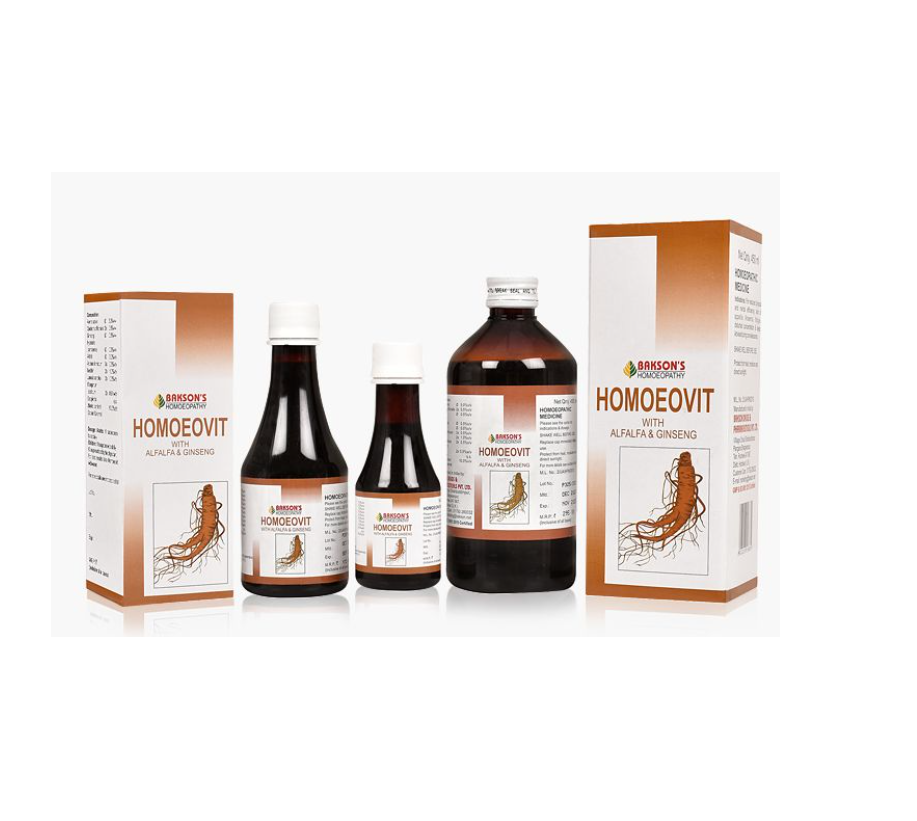 Bakson Homoeovit Syrup Restore Vitality, Boost Appetite & Combat Fatigue, 0.12 kg