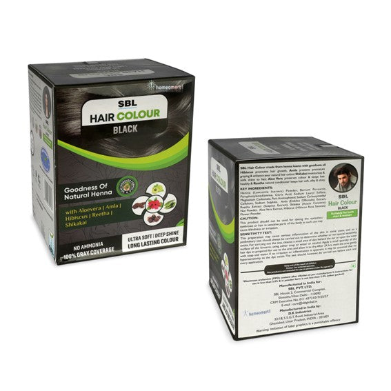 SBL Haircolor with Aloevera and goodness of Amla & Hibiscus, 0.80 kg