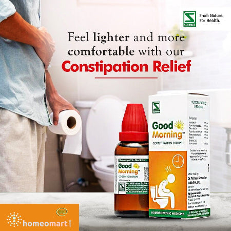 Schwabe Good Morning Drops Homeopathic Relief for Constipation & Digestive Health, 0.08 kg