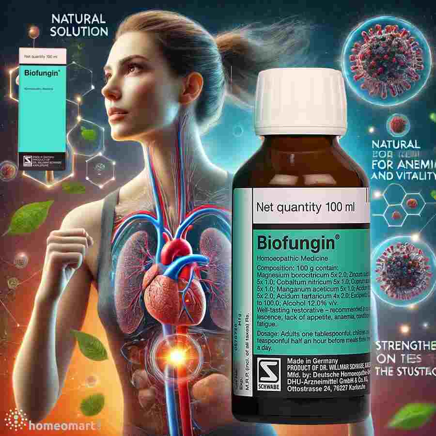 Schwabe German Biofungin Tonic - Natural Iron Boost for Anemia and Fatigue Relief, 0.60 kg