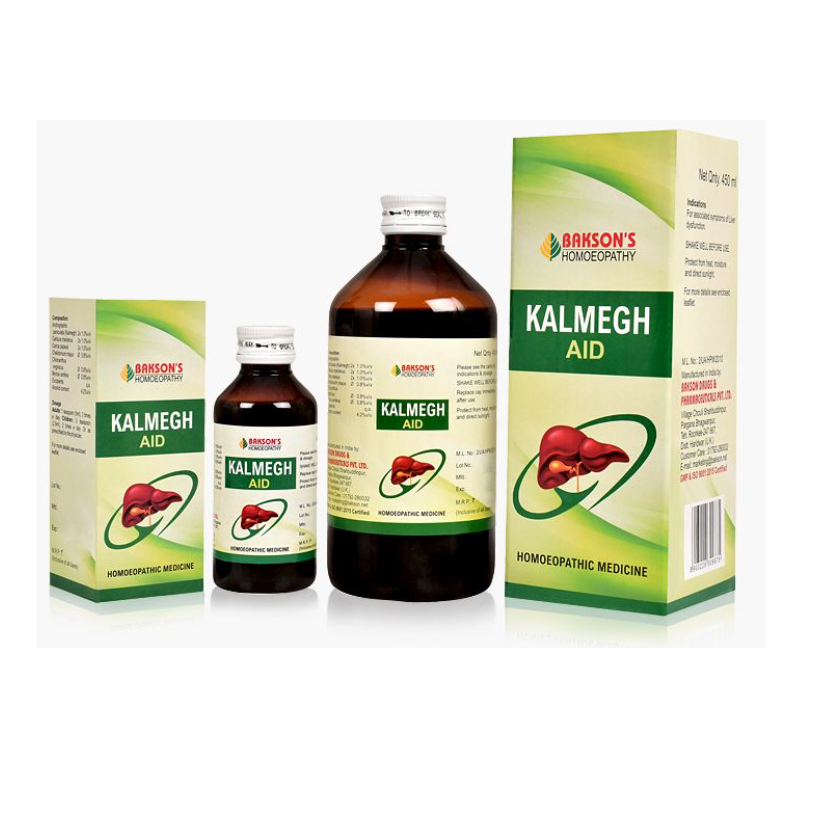 Bakson Kalmegh Aid Syrup Comprehensive Liver Tonic for Liver Dysfunction, 0.15 kg