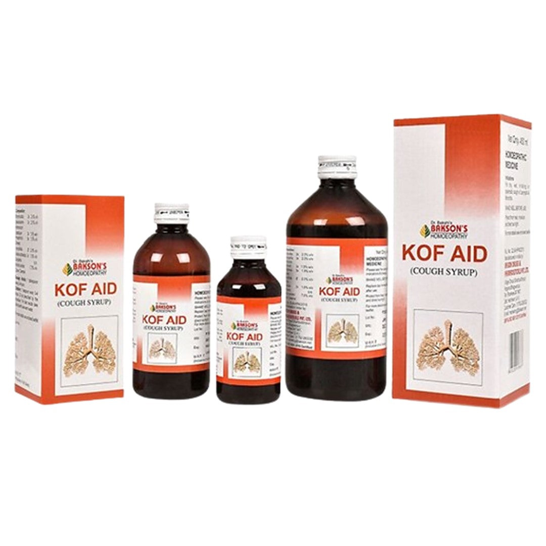 Bakson Kof Aid Syrup, Cough, Aids Expectoration, 0.20 kg