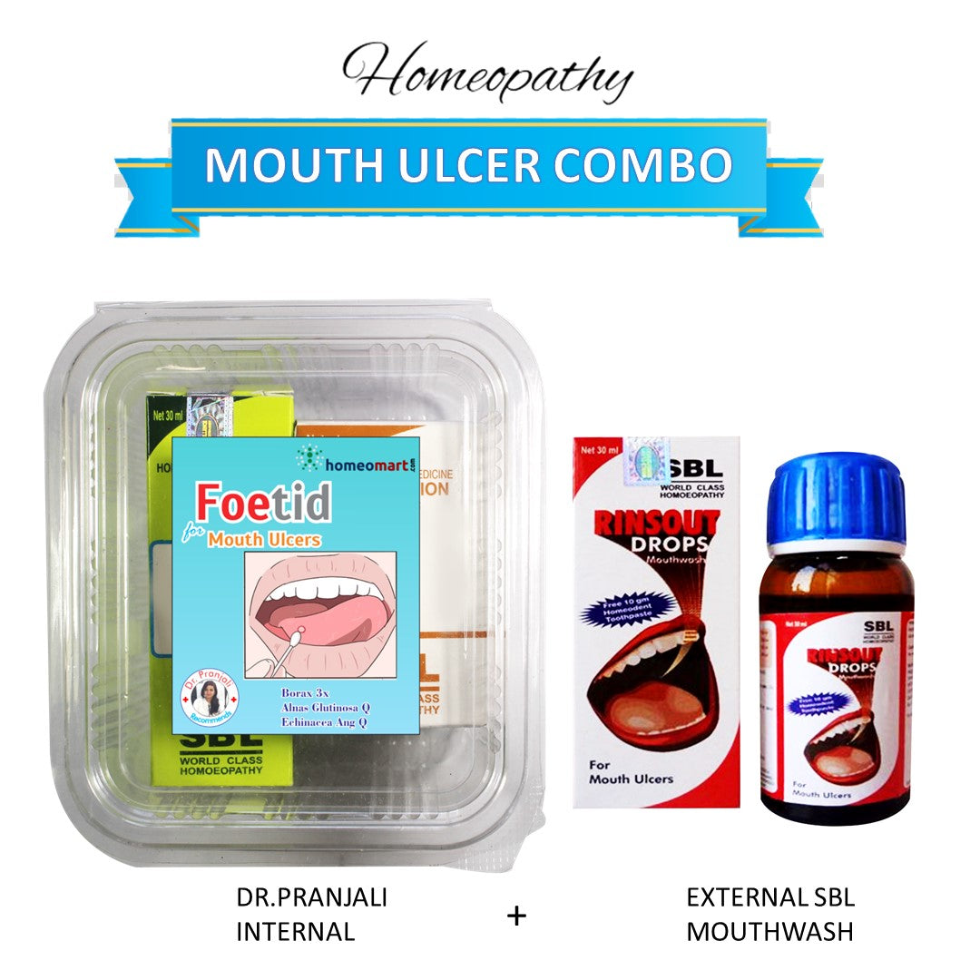 SBL Rinsout Drops Homeopathic Mouthwash for Mouth Ulcers & Oral Hygiene, 0.08 kg