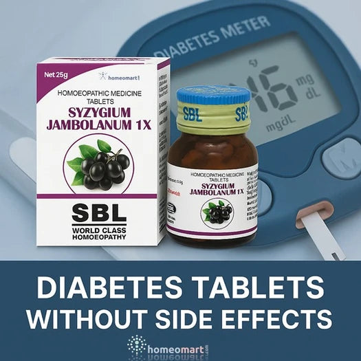 SBL Syzygium Jambolanum 1X Natural Diabetes Tablets Without Side Effects, 0.12 kg