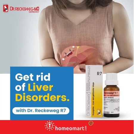 Dr. Reckeweg R7 Homeopathic Liver Drops - Natural Relief for Liver & Gallbladder Ailments, 0.08 kg