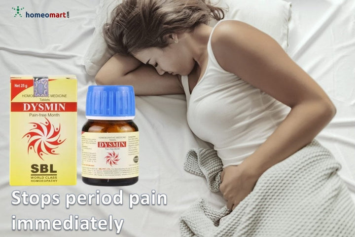 SBL Dysmin Tablets for Menstrual Cramps - Effective Relief for Painful Menstruation, 0.08 kg