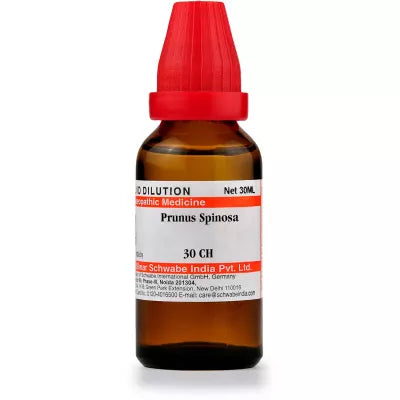 Prunus Spinosa Homeopathy Dilution 6C, 30C, 200C, 1M, 0.08 kg