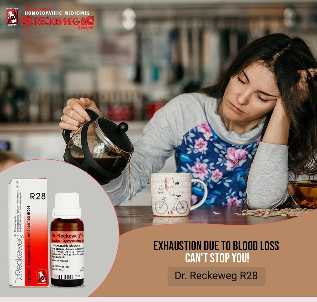 Dr. Reckeweg R28 drops for Dysmenorrhea, Amenorrhea, Irregular periods, 0.08 kg
