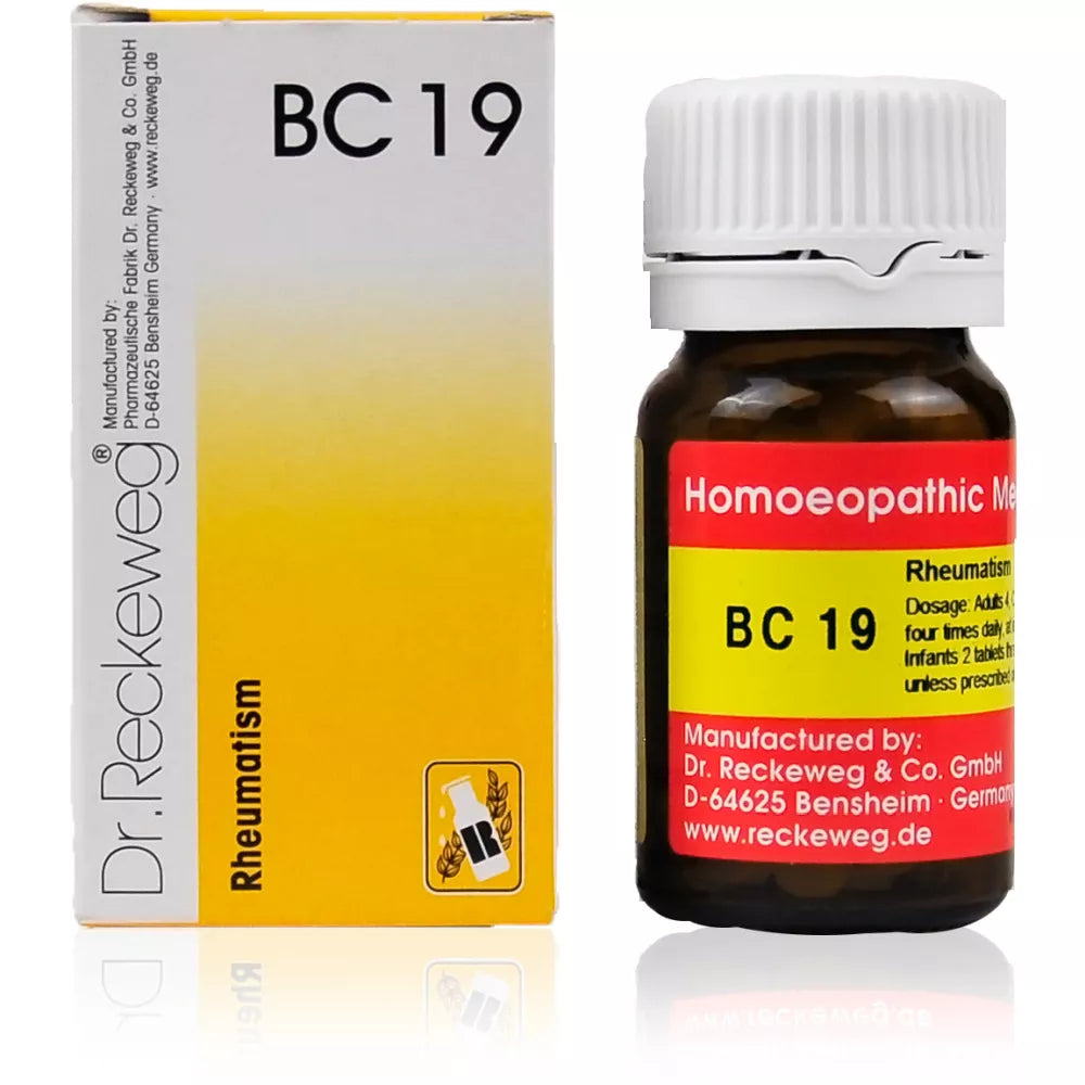 Dr.Reckeweg Bio-combination (BC19) Tablets for Joint & Muscle Pain Relief, 0.08 kg