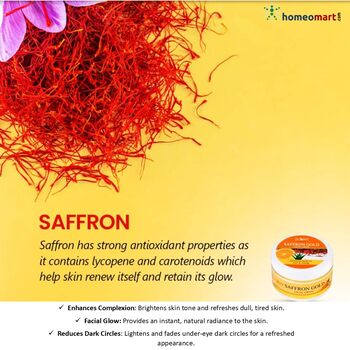 Bakson's Saffron Gold Facial Cream - Glow, Revitalize, and Renew, 0.30 kg