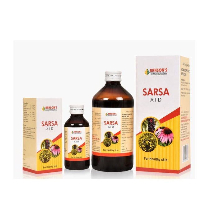 Bakson Sarsa Aid blood purifier, Acne, Boils, Skin blemishes, 0.12 kg