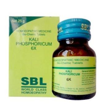 SBL Biochemic Kali Phosphoricum Tablets for Insomnia, Mental Fatigue, Nerve Support, 0.08 kg