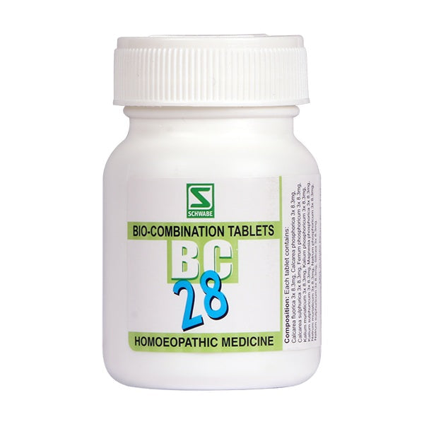 Schwabe Bio-combination (BC28) Tablets for General Tonic for Health & Wellness, 0.08 kg