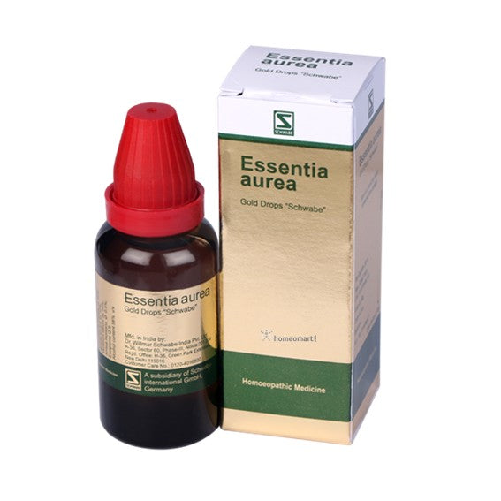 Schwabe Essentia Aurea Gold Drops Heart Tonic for Circulation, Rhythm & Cardiovascular Health, 0.08 kg