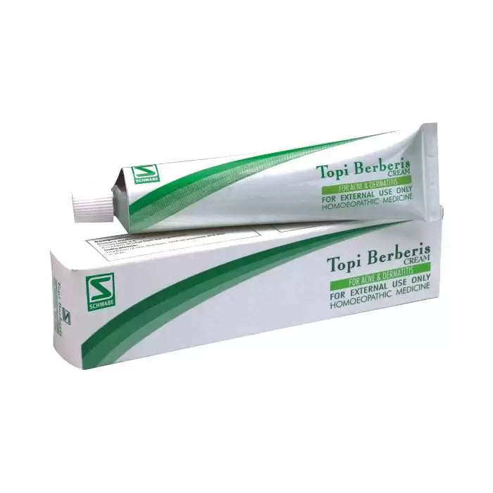 Schwabe Topi Berberis Cream for Acne, Psoriasis, Dermatitis, 0.08 kg