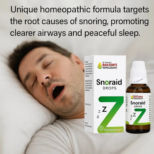 Bakson's Snoraid Drops - Natural Homeopathic Relief for Snoring, 0.12 kg