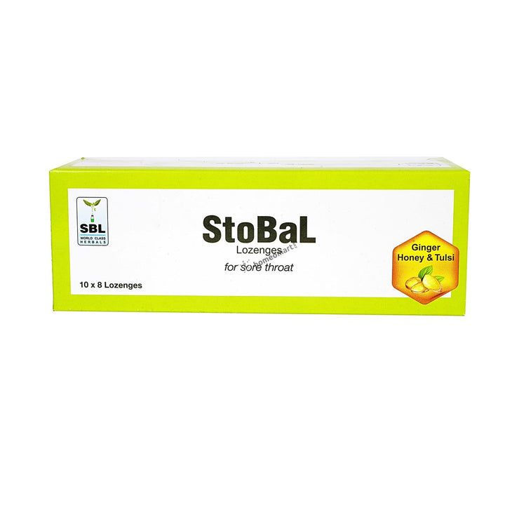 SBL Stodal Lozenges Sore Throat Relief with Ginger, Honey & Tulsi, 0.06 kg