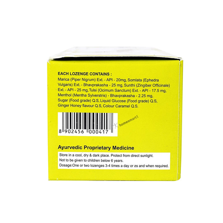 SBL Stodal Lozenges Sore Throat Relief with Ginger, Honey & Tulsi, 0.06 kg